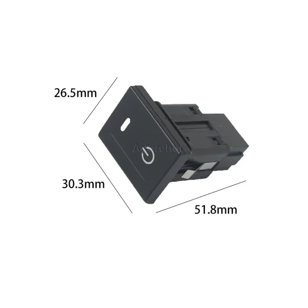 For Volkswagen Amarok 11-18 Accessories 1PC Car LED DRL Fog Lights Power Spotlight Fan Radar Front Rear Diff Lock Electronic Dog