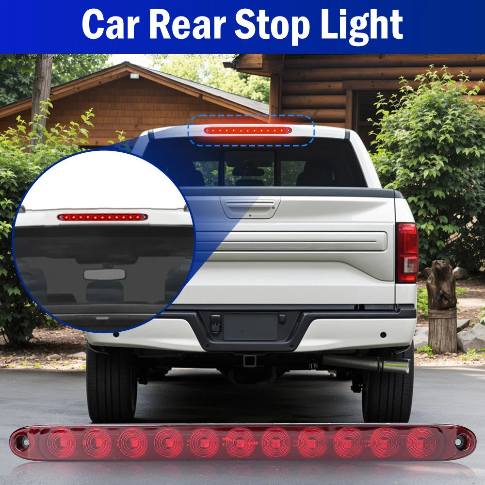 Third Brake Tail Light Universal For caravans trucks High Level Brake Stop Light Car accessories