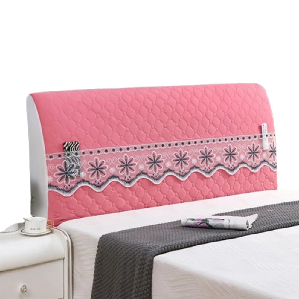 Elastic Anti-Collision Bed Head Cover Detachable All-inclusive Headboard Cover Thickened Luxury Soft Bedside Dust Cover