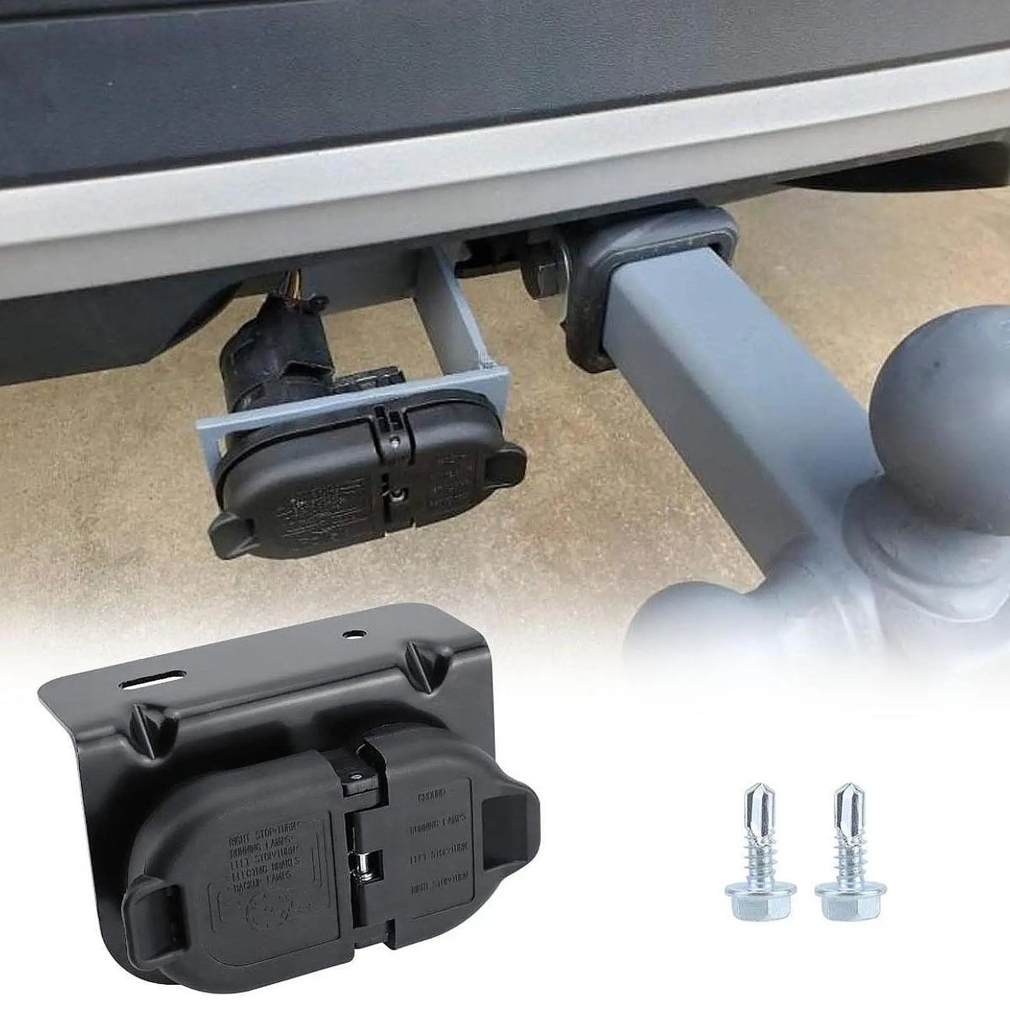 Trailer Tow Connector Accessory for Dodge RAM 1500 2500 3500 Utility