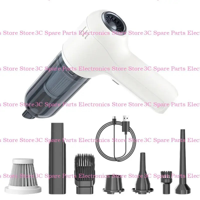 SZ Multipurpose Small Car Vacuum Handheld High Efficiency Car Vacuum Cleaner with Various Nozzles set for Deep Cleaning