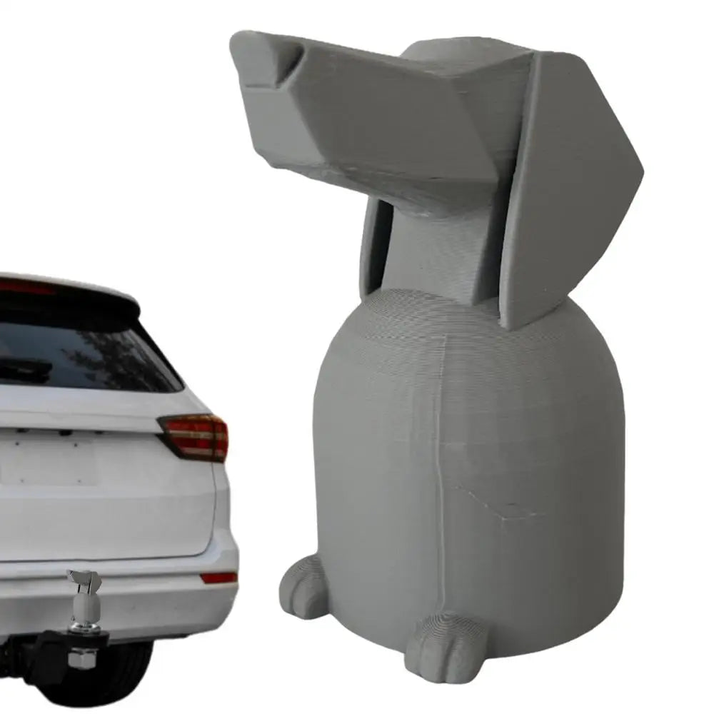 Dachshund Trailer Hitch Cover Cute Tow Hook Cap Decorative Protective Cover for Truck SUV RV Camper Travel Vehicle Universal Fit