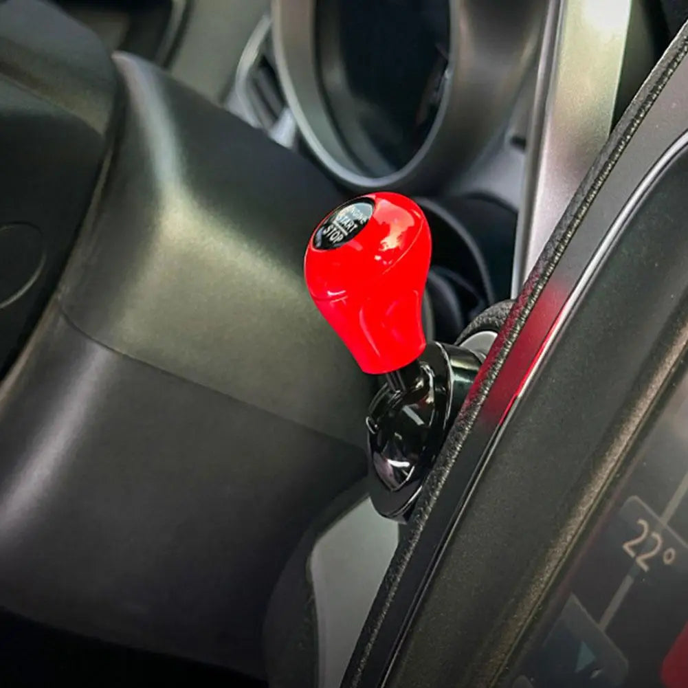 Car One-Touch Start Button with Push-to-Start Rocker Lever Car Accessories Interior Decor Push Rocker One-Touch Start accessor