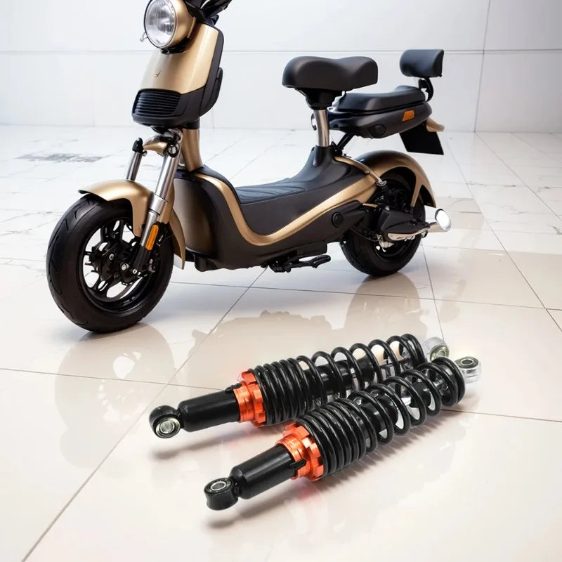 2PCS Electric vehicle shock absorber, suitable for 27/29/31cm bicycles and electric vehicles, rear shock absorber spring