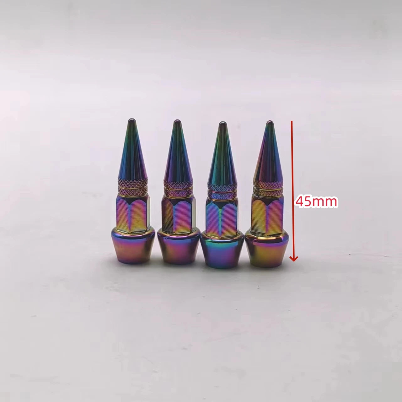 4pcs Aluminum Or Plastic Car Motorcycle Bike Truck Wheel Tire Valve Dustproof Valve-cap Cover Rim Valve Stem Cap Tornasol color