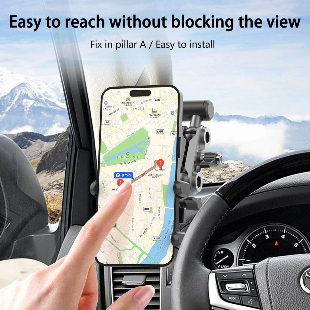 [Car Handle Armrest Phone Holder] Car A-pillar Mobile Phone Bracket Off-road Vehicle Truck Handle Armrest Handle Mobile Phone
