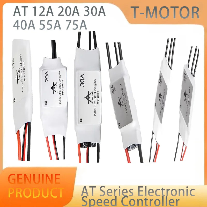 Motor T serie AT ESC AT 55A AT20A AT30A AT40A AT50A AT75A AT115A ESC para control remoto de aviones de ala fija RC
