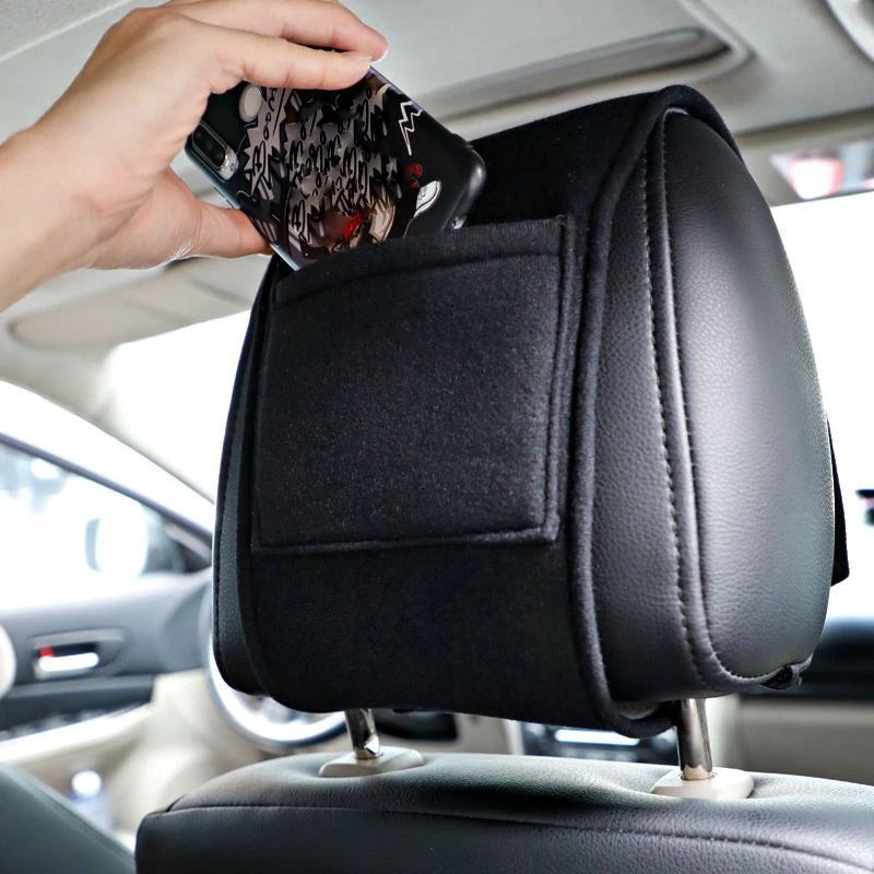 Car Seat Headrest Cover Neck HeadRest Pillowcase Auto Accessory For Hyundai Tucson Solaris I30 Creta Ix35 I40 IX20 IX45 Veloster
