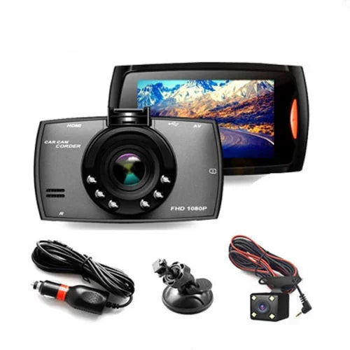 G30 Car DVR Dash Cam Full HD 1080P 140 Degree Dashcam Driving Recorder Cycle Recording Night Vision Wide Angle Video Camera
