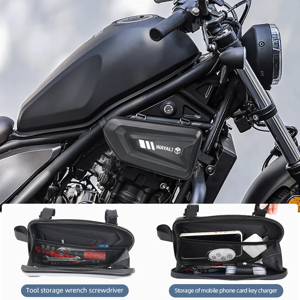 For Aprilia Tuareg 660 Tuareg660 Motorcycle Accessories Side Bag Fairing Tool Bag Storage Frame Bumper Frame CrashBar Bags Parts