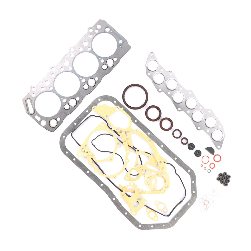 1Set Engine Gasket kit 4D55 4D56 For ford Pickup Mitsubishi Engine Galant Pjero Delica L300 L200 Excavator Professional Parts