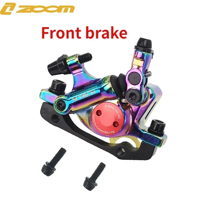 ZOOM XTECH HB100 MTB Frenos de disco hidráulicos de tracción de línea coloridos para bicicleta de montaña y carretera plegable eléctrica Freno de aceite de tracción de línea
