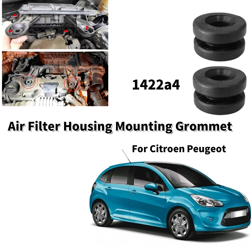 Engine Air Filter Housing Mounting Rubber Grommet 1422a4 Car Engine Parts For C3 II SC A51 2009-2016 Berlingo B9 K9 2009-2024