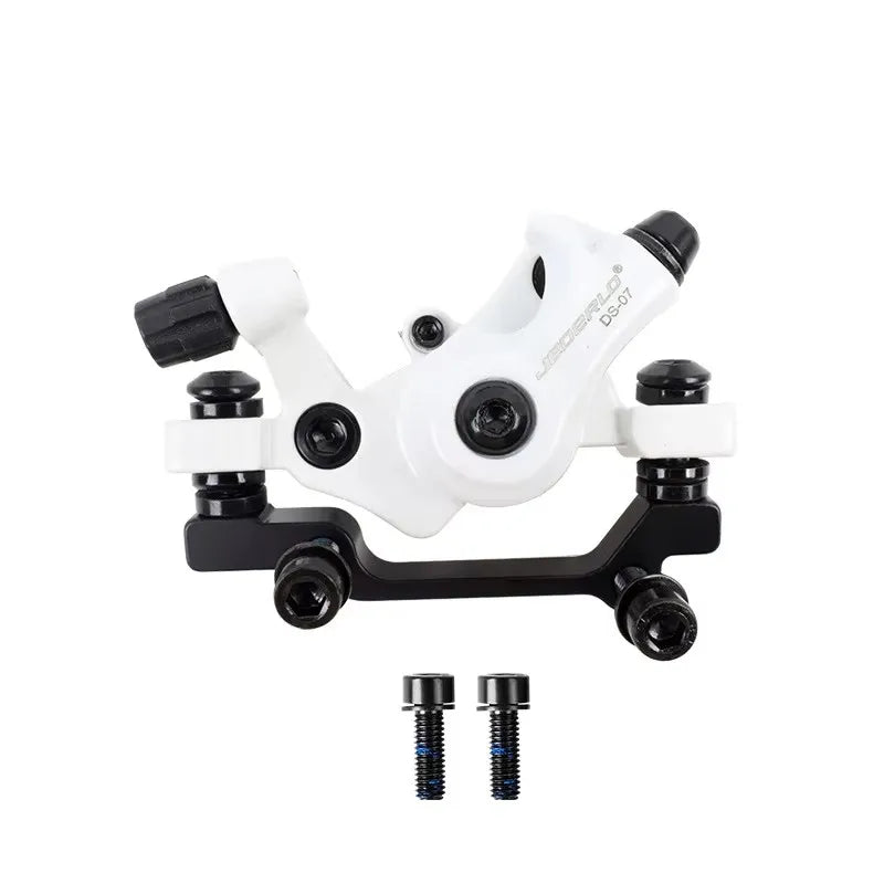 Freno de disco de bicicleta JEDERLO, sistema de freno mecánico de bicicleta eléctrica de aleación de aluminio F160-R140/F180-R160 XTR, pastillas de freno de disco de 160 mm