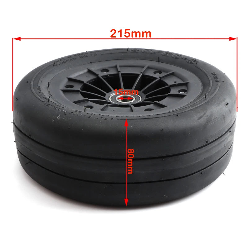 80/60-5 Wheel Tubeless Tire for Ninebot Mini Pro Karting Front Wheel Tire Electric Children's Go Kart Wheel