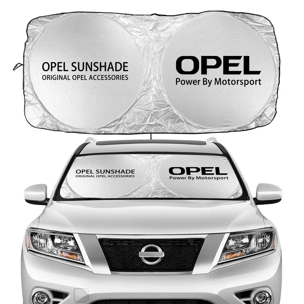 Car Windshield Sun Shade Cover Auto Accessories For Opel Astra H J G K Insignia Corsa C D Vectra C B Meriva a Zafira Trailer