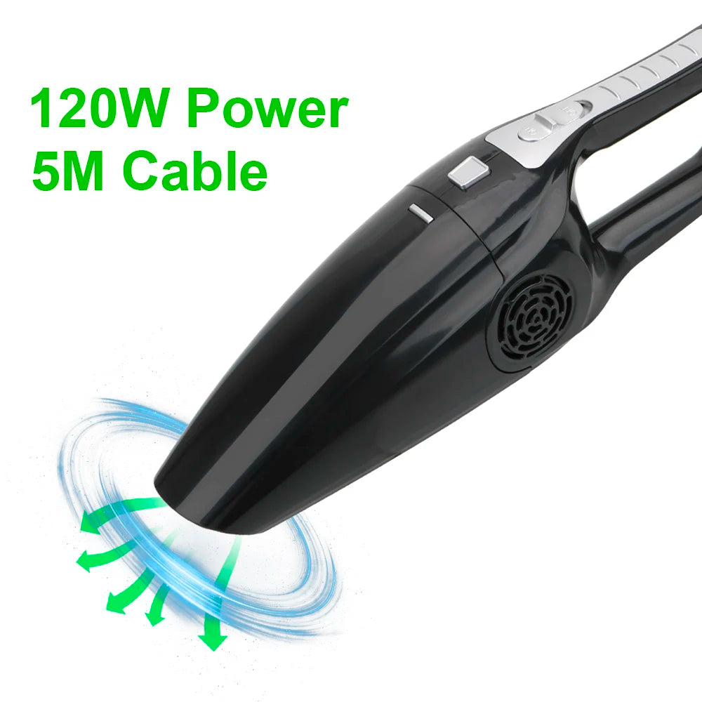 Wet And Dry dual-use Vacuum Cleaner Car Vacuum Cleaner High Suction Powerful Handheld Mini Vaccum Cleaners 12V 120W