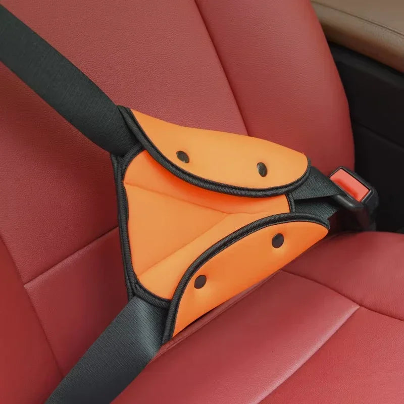 Universal Car Safety Belt Cover Sturdy Adjustable Triangle Safety Seat Belt Pad Clips Baby Child Protection Car Goods