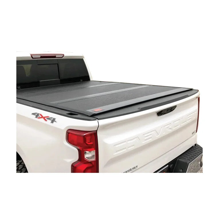 Hard Manual Truck Bed Cover for Ford F150 Waterproof Black Hard Tri-fold Tonneau Cover