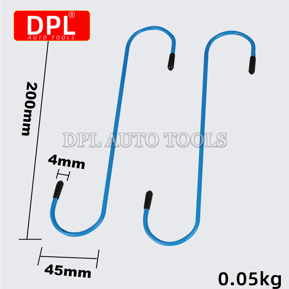 Car Brake Caliper Hooks Auto Brake Caliper Hangers Hooks with Rubber Tips Universal Tools for Brake Bearing Axle Suspension Work
