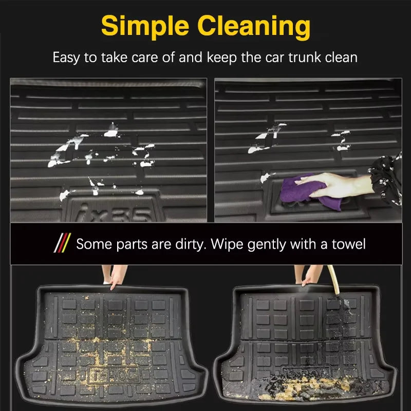 For Kia Sorento UM MK3 KX4 Accessories 2015 2016 2017 2018 2019 2020 Car Trunk Pads Cargo Liner Anti Dirty Mat Auto Accessories