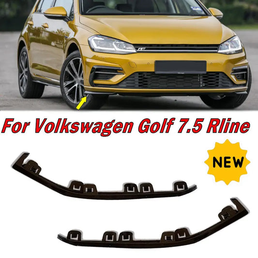 Car Accessories For Volkswagen Golf 7.5 Rline Fog Light Frame Front Bumper Deflector Decorative Strip Air Deflector Valance Trim