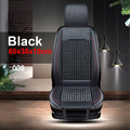 Car Wooden Bead Seat Cushion Summer Cool Leather Car Seat Cover Breathable Handmade Auto Seat Mat Pad Universal Auto Accessories