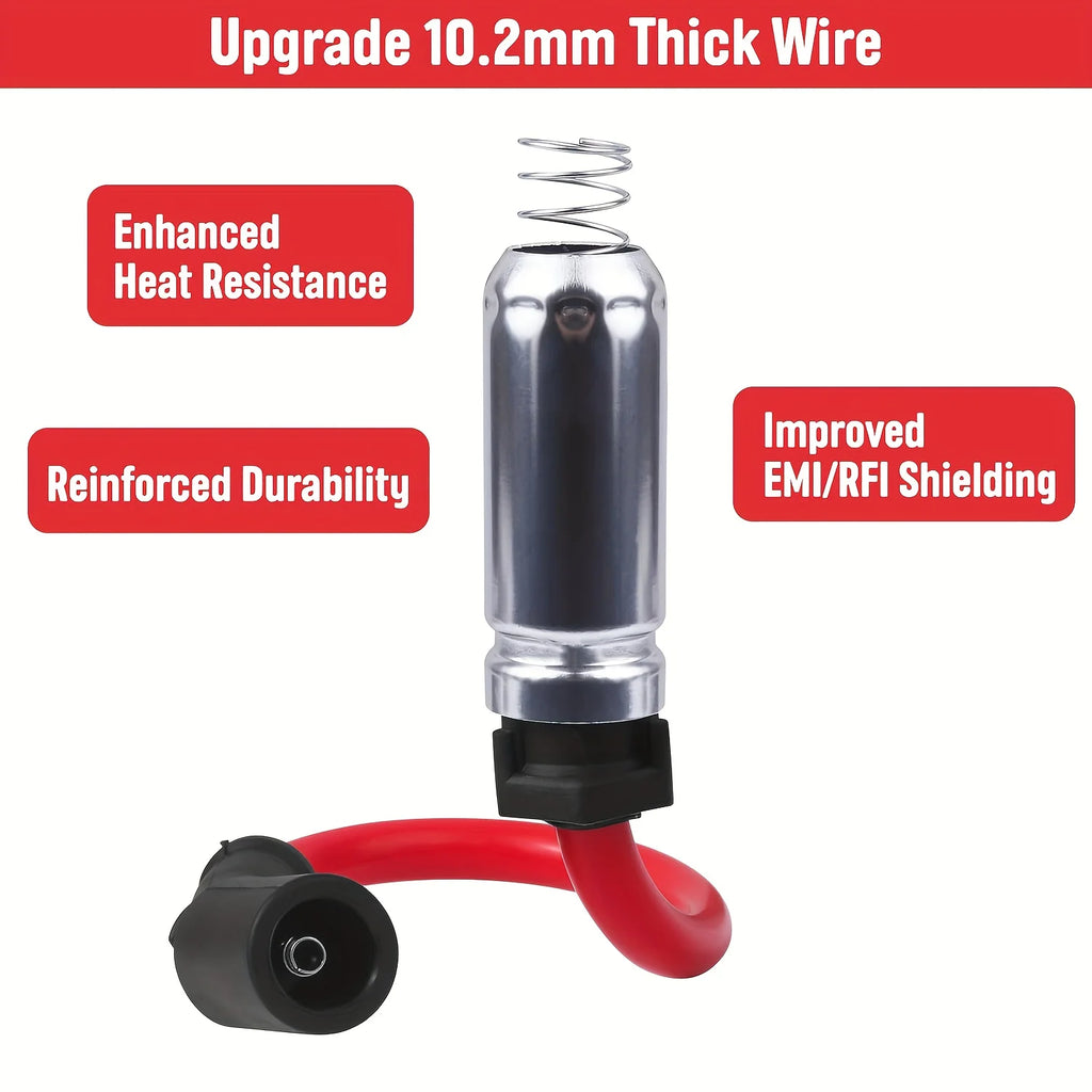 8 cables de bujía de alto rendimiento compatibles con Chevrolet Chevy GMC Cadillac Isuzu Express Silverado Suburban Sierra, etc.