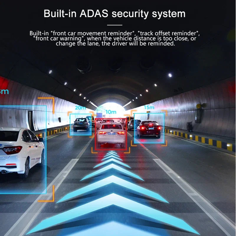 Car DVR Camera Adas Dashcam 1080P U3 Android Super Night Vision Loop Recording Motion Detection Dash Camera