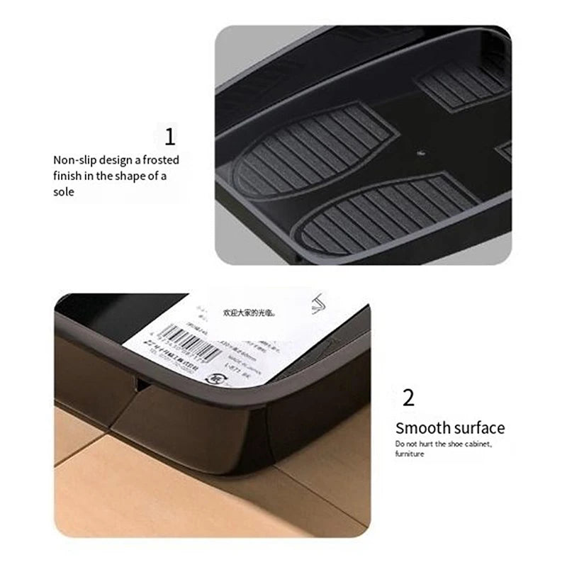 Car Shoes Storage Tray Interior Multifunctional Durable Accessory Tidying Vehicle Organizer Under Seat Container Box