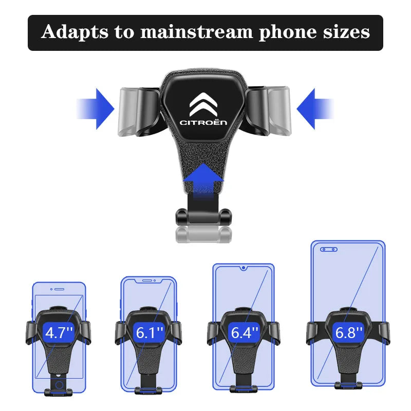 1Pcs Car Phone Holder Auto Interior Accessories For Citroen C3 C6 C4 C2 C1 2CV VTS DS3 DS4 DS5 RD3 Cross Berlingo Xsara Picasso