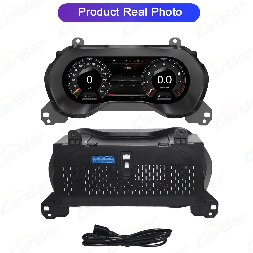 12.3" LCD Dashboard Screen For Chevrolet Camaro 2015-2023 6th Generation Car Digital Instrument Cluster