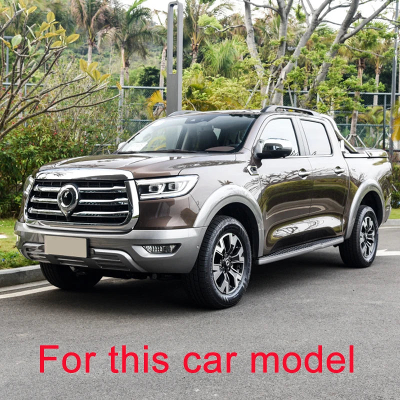 GWM Ute Pickup ABS Chrome Rear Trunk Door Handle Bowl Cover Trim for Great Wall POER Accessories 2020 2021