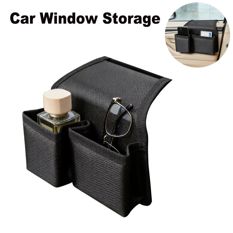 Multifunctional Car Organizer Box Side Door Window Storage For Travel Business Trip Camping Daily Commuting Vehicle Sedan