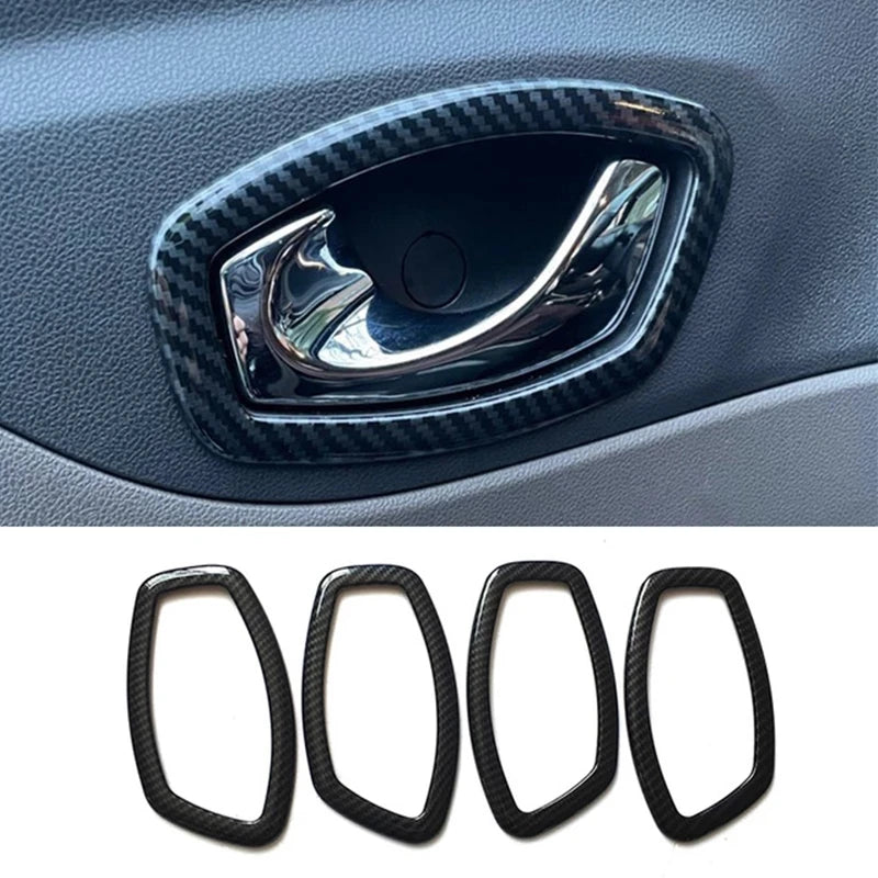 Car Accessories For Renault Captur 2013 2014 2015 2016 2017 Window Switch Cover Control Panel Trim Auto Stickers Parts Adornment