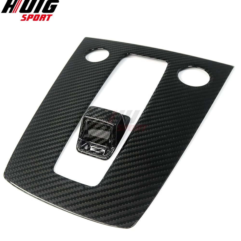 Car Inner Accessories For Audi RS3 S3 A3 8Y 2020 2021 2022 Carbon Fiber Center Console Gear Shift Head Knob Panel Cover Sticker