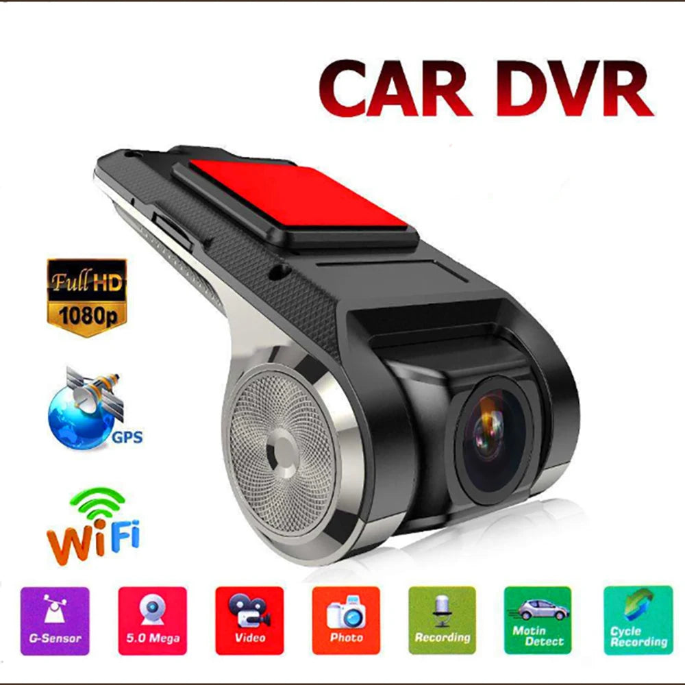 Car DVR ADAS LDWS Dash Cam Full HD 1080P Dash Cam For DVD Android Player Navigation Unit Auto Audio Voice Alarm Video Recording