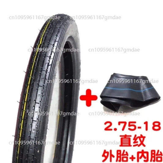 Motorcycle 2.25 225 2.50 250 2.75 275 3003.00-18-17 front and rear tires; solid and durable