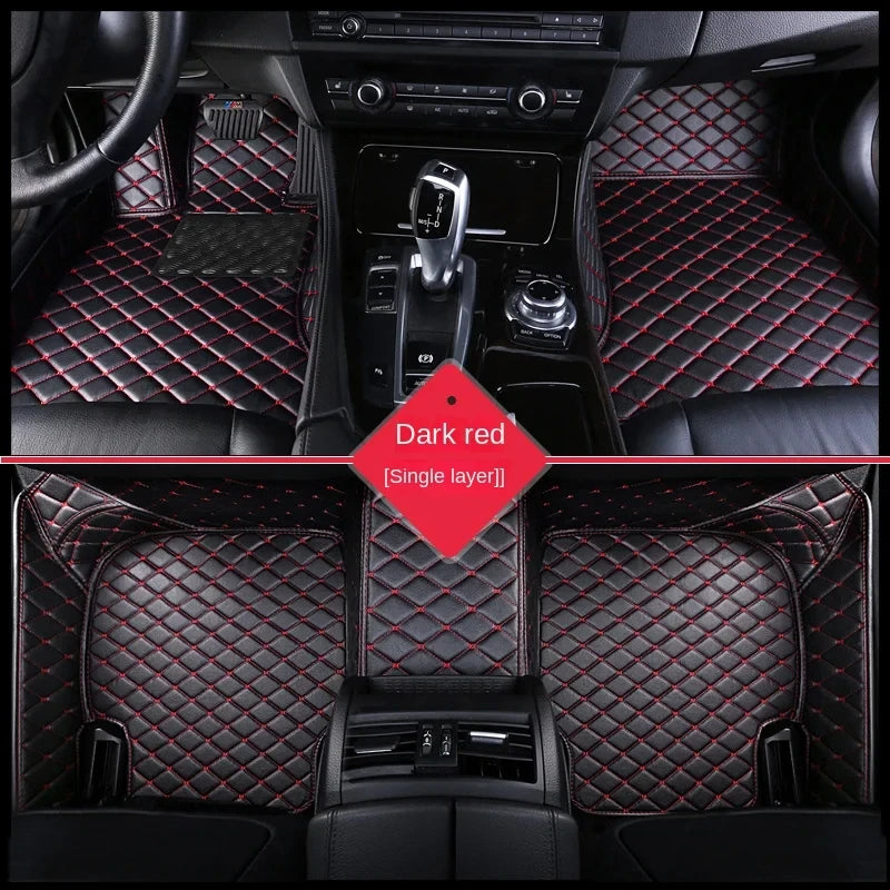 Car Floor Mats For Ford Fiesta Mk6 Mark VI Mk7 WS WT WZ 2009~2016 Anti-dirt Pads Car Carpet Non-slip Auto Rug Car Accessories
