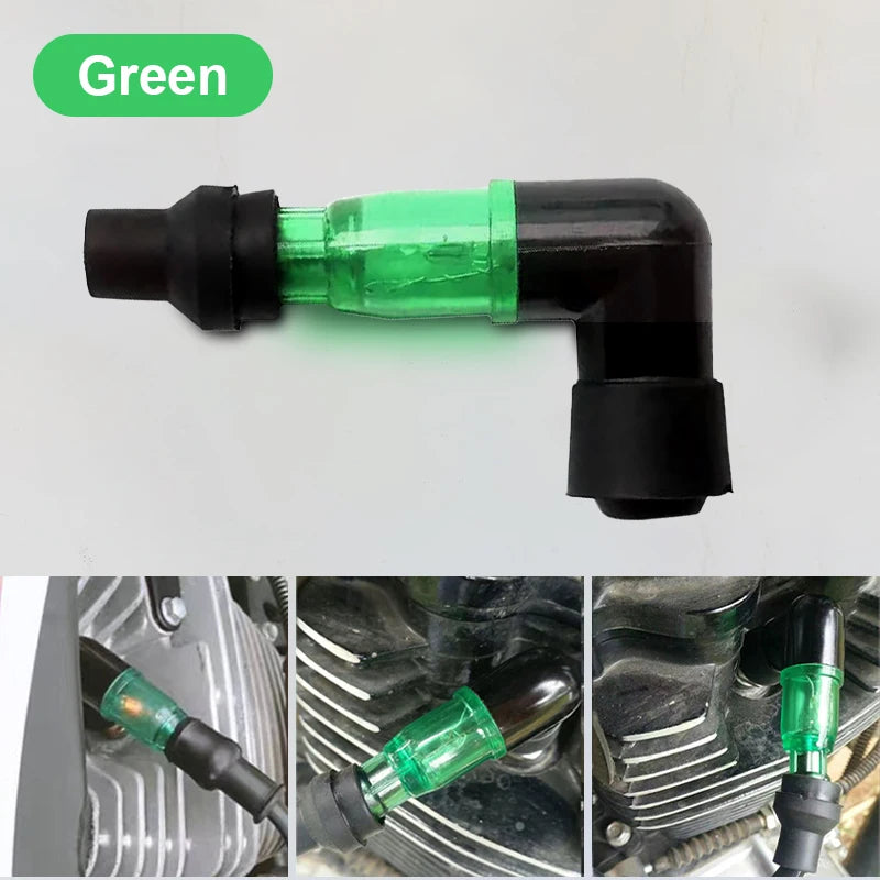 BLALION - Tapa de bujía de encendido universal para motocicleta, 90 grados, para moto