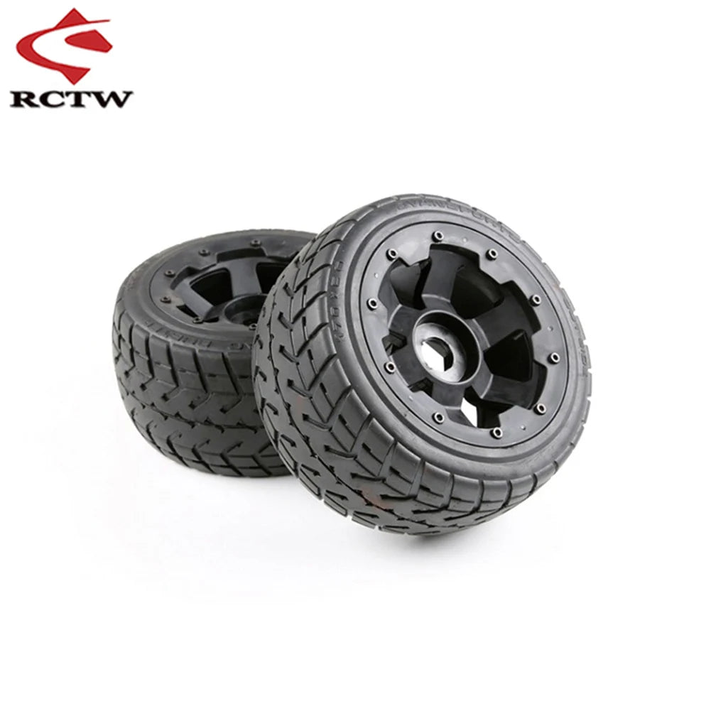 Front OR Rear on Road Tire with Wheel Hub Set for 1/5 Hpi Rovan Km Baja 5B SS