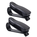 Car Visor Clip Glasses Holder Sunglass Eyeglass Mount Black Auto Vehicle Interior Accessory Portable Stand Hanger Fastener Case
