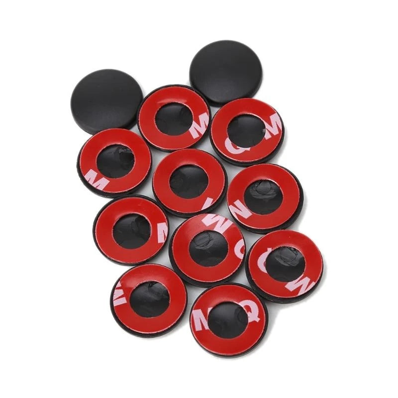 12PCS Car Interior Accessories Door Lock Screw Protector Covers Trim Decor F19A
