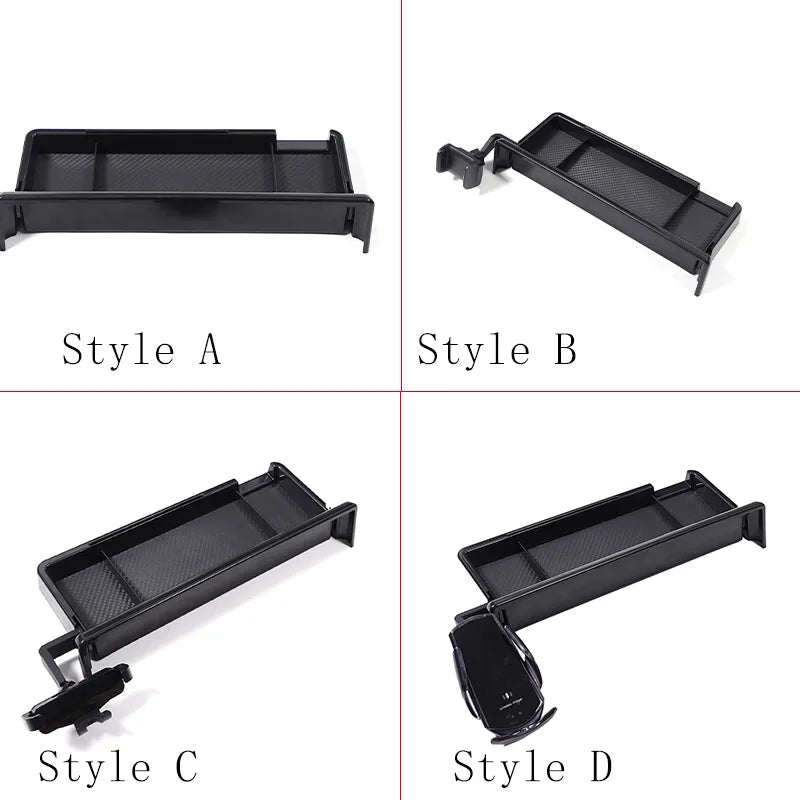 For Chery iCAR 03 Jaecoo 6 J6 2024-2025 Car Center Navigation screen rear Storage Box With phone holder Accessory