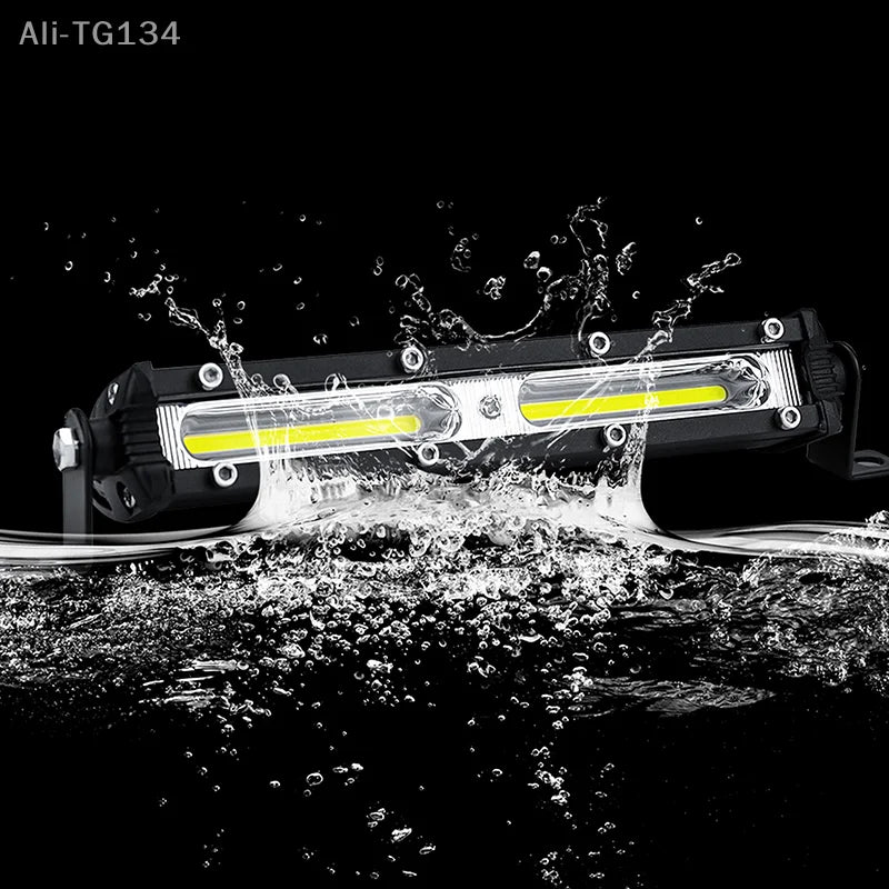 LED Strip Light for Car, Work Light, Spotlight, Bar, Auto Truck, Lorry Trailer, Spot Fog Lamp, 12V, 24V, 6500K, 1Pc
