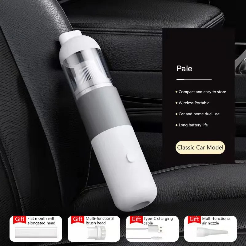 2026 Car Vacuum Cleaner Super Strong Suction Power For Cars Wireless Handheld Small Portable Suction And Blowing Integrated