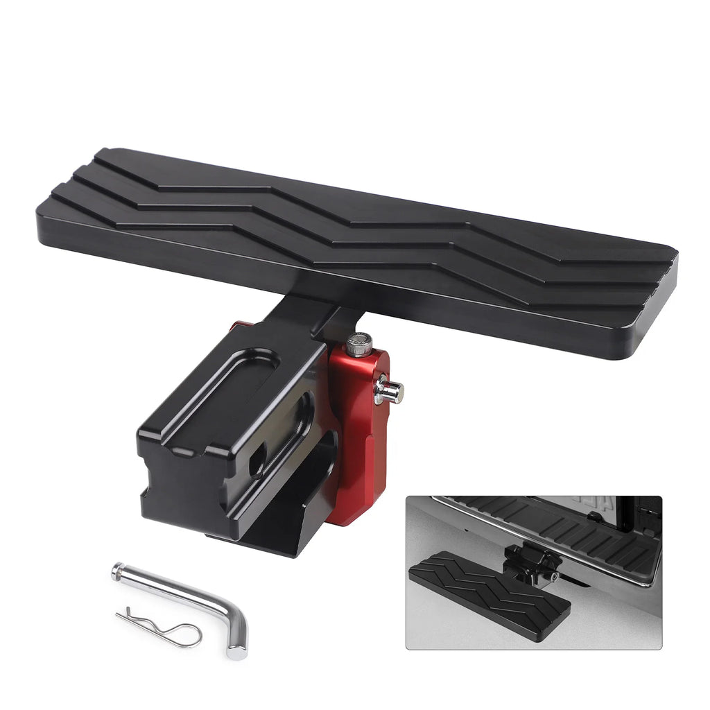 For Trucks Off-Road Vehicle Towing 2" hitch receivers Recovery Aluminum Bumper Step Hitch Slider With 3/4" D-Ring Shackle Combo