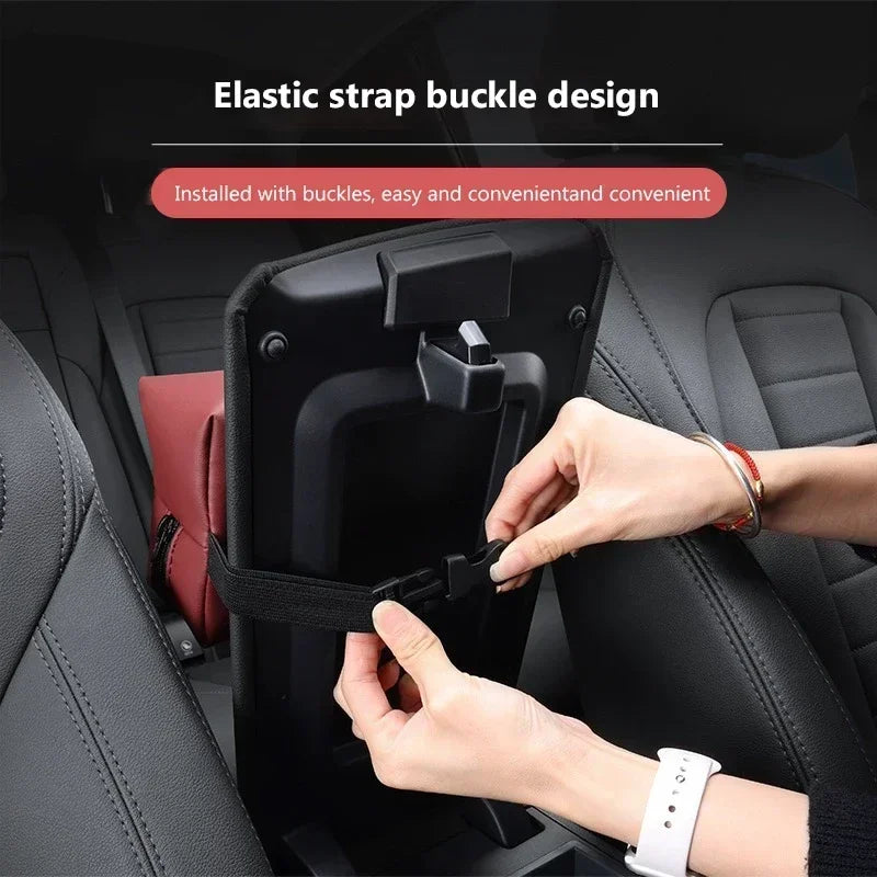 Car Tissue Organizer Bag Paper Towel Storage Box Accessories For KIA EV6 Sorento Niro Stinger Ceed Carnival K5 K9 Soul Carens VQ