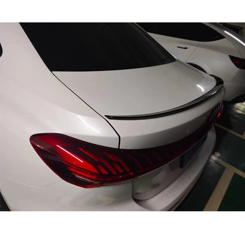 CAR Accessories FIT For Audi A5 B10 2025 2026 4-door sedan black carbon fibre Rear Door Tail Trunk Spoiler Wing Lip