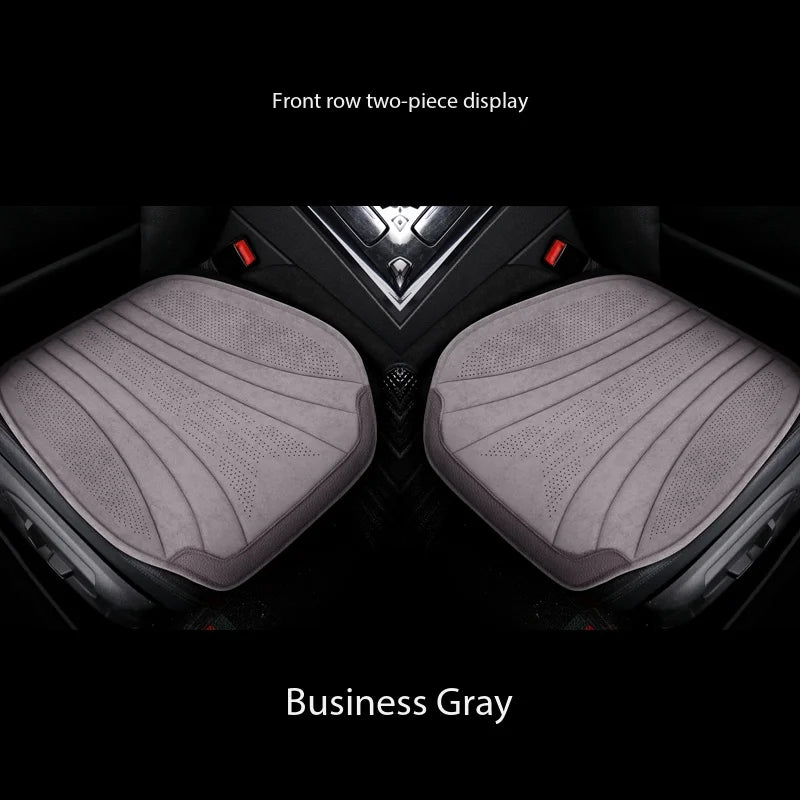 Soft Suede Car Seat Covers Breathable Front/rear Seat Anti-slip Cushions Universal Size Car Interior Seat Protection Accessories